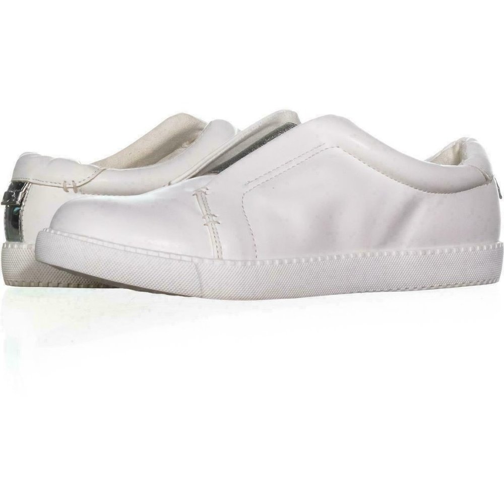 Bar III Women's B35-Hint Slip-On Sneakers White NEW IN BOX
